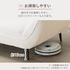 3人掛けソファ 布張りタイプ (MB03 GY) 5枚目画像