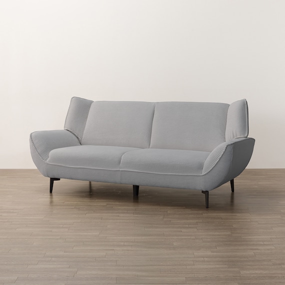 3人掛けソファ 布張りタイプ (MB03 GY) 8枚目画像