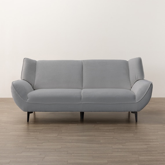 3人掛けソファ 布張りタイプ (MB03 GY) 10枚目画像