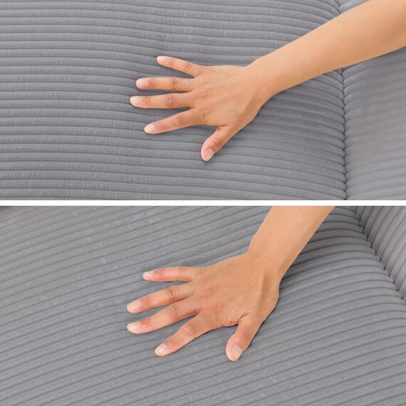 3人掛けソファ 布張りタイプ (MB03 GY) 12枚目画像