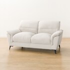 傷・汚れに強い 2人掛けソファ 合皮タイプ (WE01 IV) 8枚目画像