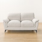 傷・汚れに強い 2人掛けソファ 合皮タイプ (WE01 IV) 9枚目画像