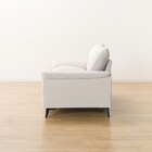 傷・汚れに強い 2人掛けソファ 合皮タイプ (WE01 IV) 10枚目画像