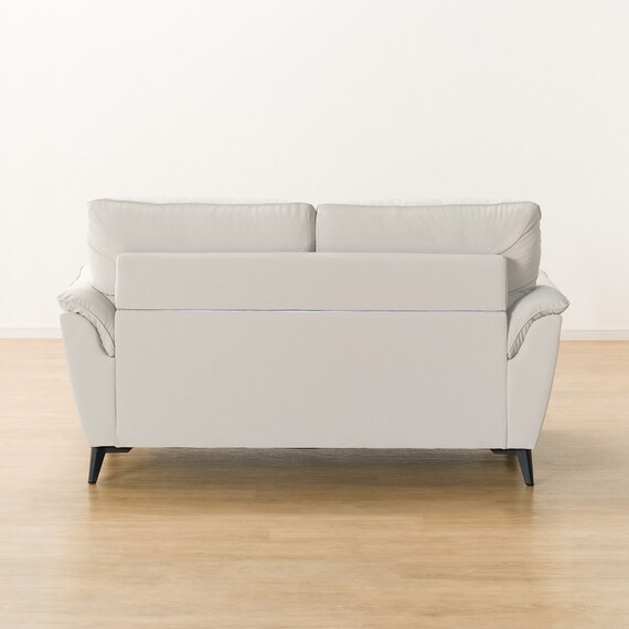 傷・汚れに強い 2人掛けソファ 合皮タイプ (WE01 IV) 11枚目画像