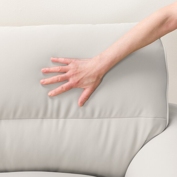 傷・汚れに強い 2人掛けソファ 合皮タイプ (WE01 IV) 12枚目画像