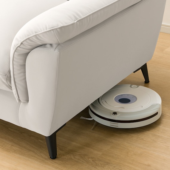 傷・汚れに強い 2人掛けソファ 合皮タイプ (WE01 IV) 14枚目画像