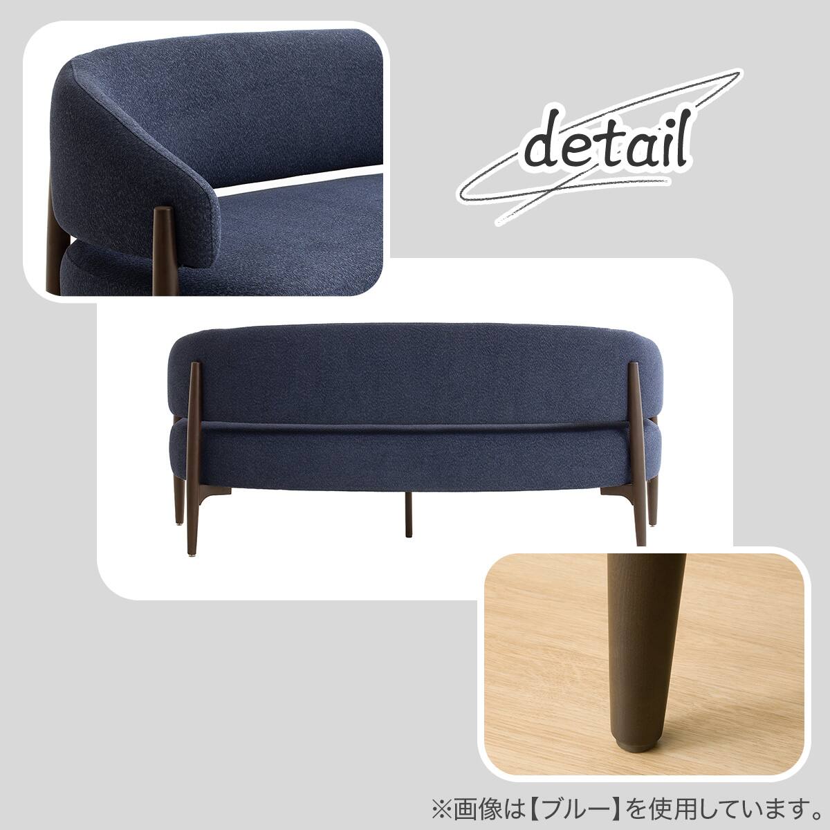 3人掛けソファ 布張りタイプ (AW20 GY) | ニトリネット【公式】 家具