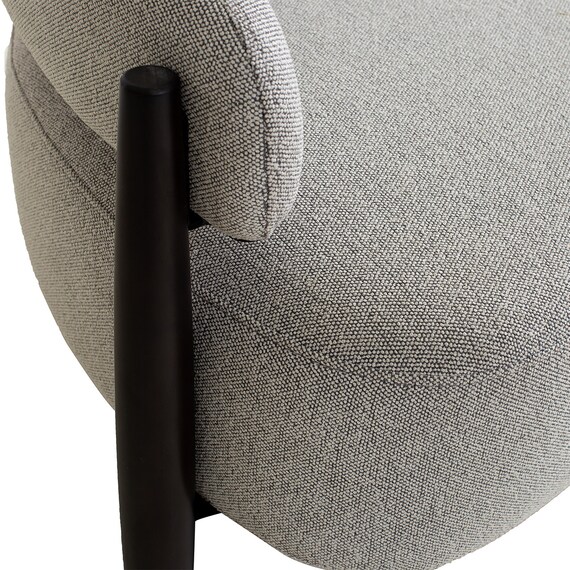 1人掛けソファ 布張りタイプ (AW20 GY) 10枚目画像