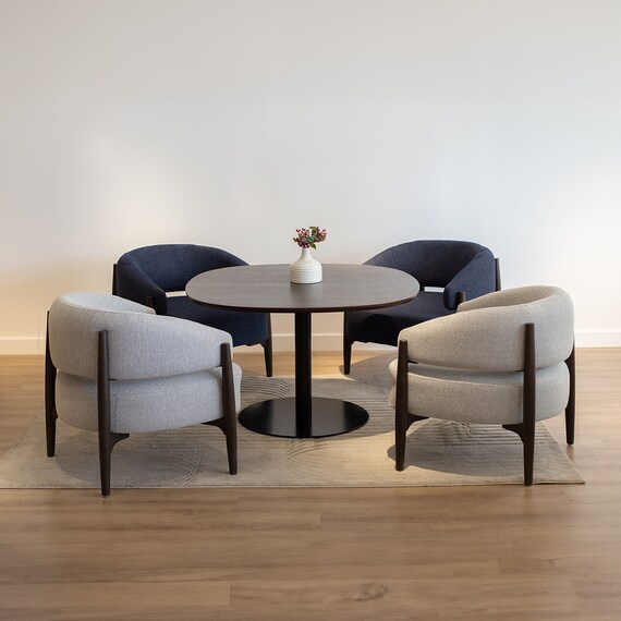 1人掛けソファ 布張りタイプ (AW20 GY) 12枚目画像