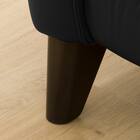 2人掛け左電動リクライニングソファ 厚革(一部合成皮革)タイプ (チェリーブ NV BK) 15枚目画像