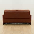 3人掛け両電動リクライニングソファ 本革(一部合成皮革)タイプ (チェリーブ セミアニリン革タイプ SK BR) 13枚目画像