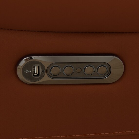 3人掛け両電動リクライニングソファ 本革(一部合成皮革)タイプ (チェリーブ セミアニリン革タイプ SK BR) 18枚目画像