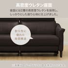 3人掛け左電動リクライニングソファ 本革(一部合成皮革)タイプ (チェリーブ セミアニリン革タイプ SK BR) 6枚目画像