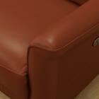 3人掛け左電動リクライニングソファ 本革(一部合成皮革)タイプ (チェリーブ セミアニリン革タイプ SK BR) 19枚目画像