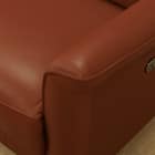 3人掛け左電動リクライニングソファ 本革(一部合成皮革)タイプ (チェリーブ セミアニリン革タイプ SK BR) 19枚目画像