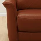 3人掛け左電動リクライニングソファ 本革(一部合成皮革)タイプ (チェリーブ セミアニリン革タイプ SK BR) 20枚目画像