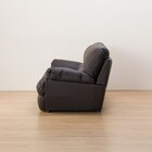 傷・汚れに強い 2人掛けソファ 合皮タイプ (ビット3KD Nシールド DBR) 9枚目画像