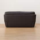 傷・汚れに強い 2人掛けソファ 合皮タイプ (ビット3KD Nシールド DBR) 10枚目画像