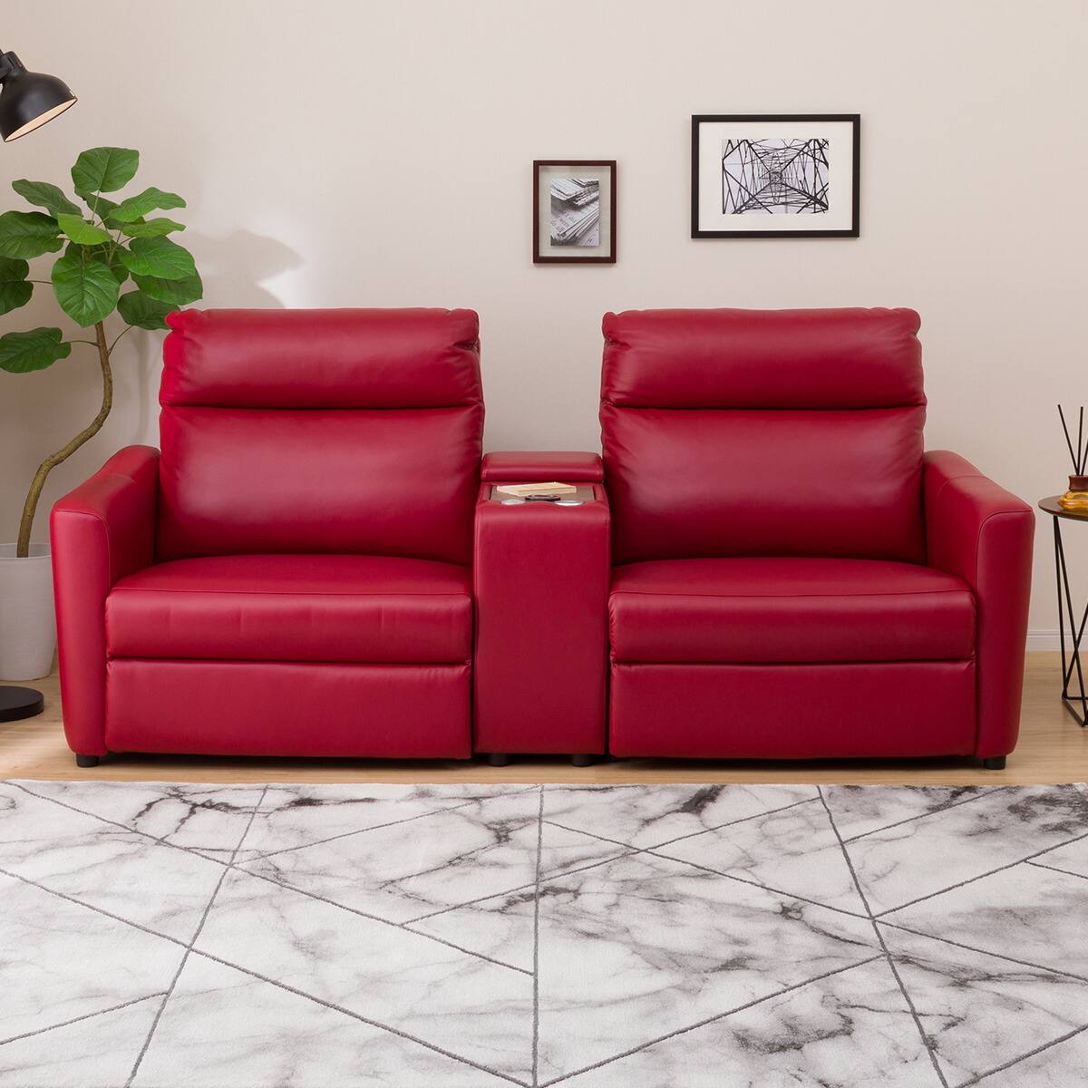 3人用電動本革リクライニングソファ Nストラス Re ユニットテーブル付き 2モーター 通販 ニトリネット 公式 家具 インテリア通販