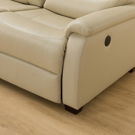 2人掛け電動リクライニングソファ(Nビリーバ2 革BE) 21枚目画像