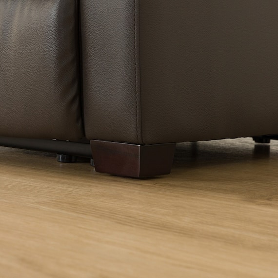 1人掛け電動リクライニングソファ 本革(一部合成皮革)タイプ (Nビリーバ2 DBR) 20枚目画像