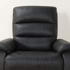 1人掛け電動リクライニングソファ 本革(一部合成皮革)タイプ (Nビリーバ2 BK) 17枚目画像