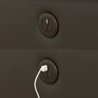 1人掛け電動リクライニングソファ 本革(一部合成皮革)タイプ (Nビリーバ2 BK) 19枚目画像