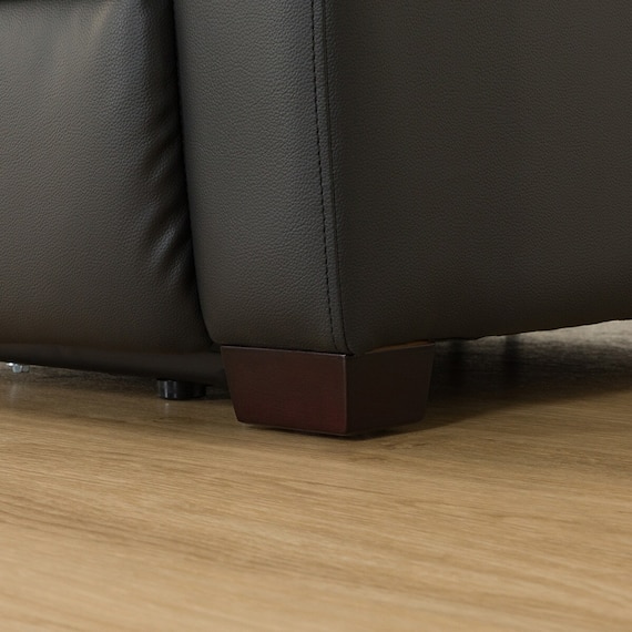 1人掛け電動リクライニングソファ 本革(一部合成皮革)タイプ (Nビリーバ2 BK) 21枚目画像