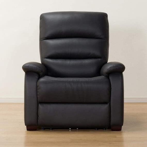 傷・汚れに強い合成皮革 1人掛け電動リクライニングソファ(Nビリーバ 抗ウイルスNシールドBK) 14枚目画像