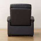 傷・汚れに強い合成皮革 1人掛け電動リクライニングソファ(Nビリーバ 抗ウイルスNシールドBK) 16枚目画像