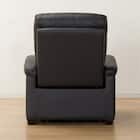 傷・汚れに強い合成皮革 1人掛け電動リクライニングソファ(Nビリーバ 抗ウイルスNシールドBK) 16枚目画像