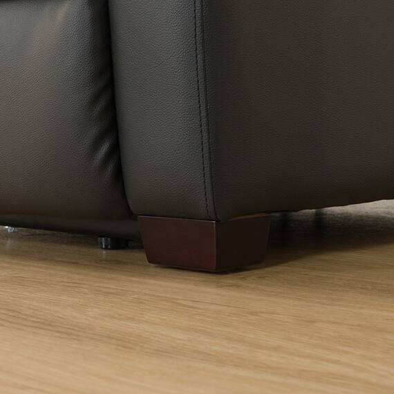 傷・汚れに強い合成皮革 1人掛け電動リクライニングソファ(Nビリーバ 抗ウイルスNシールドBK) 22枚目画像