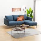 カウチソファ 布張りタイプ (KK168 左カウチ DBL) 1枚目画像