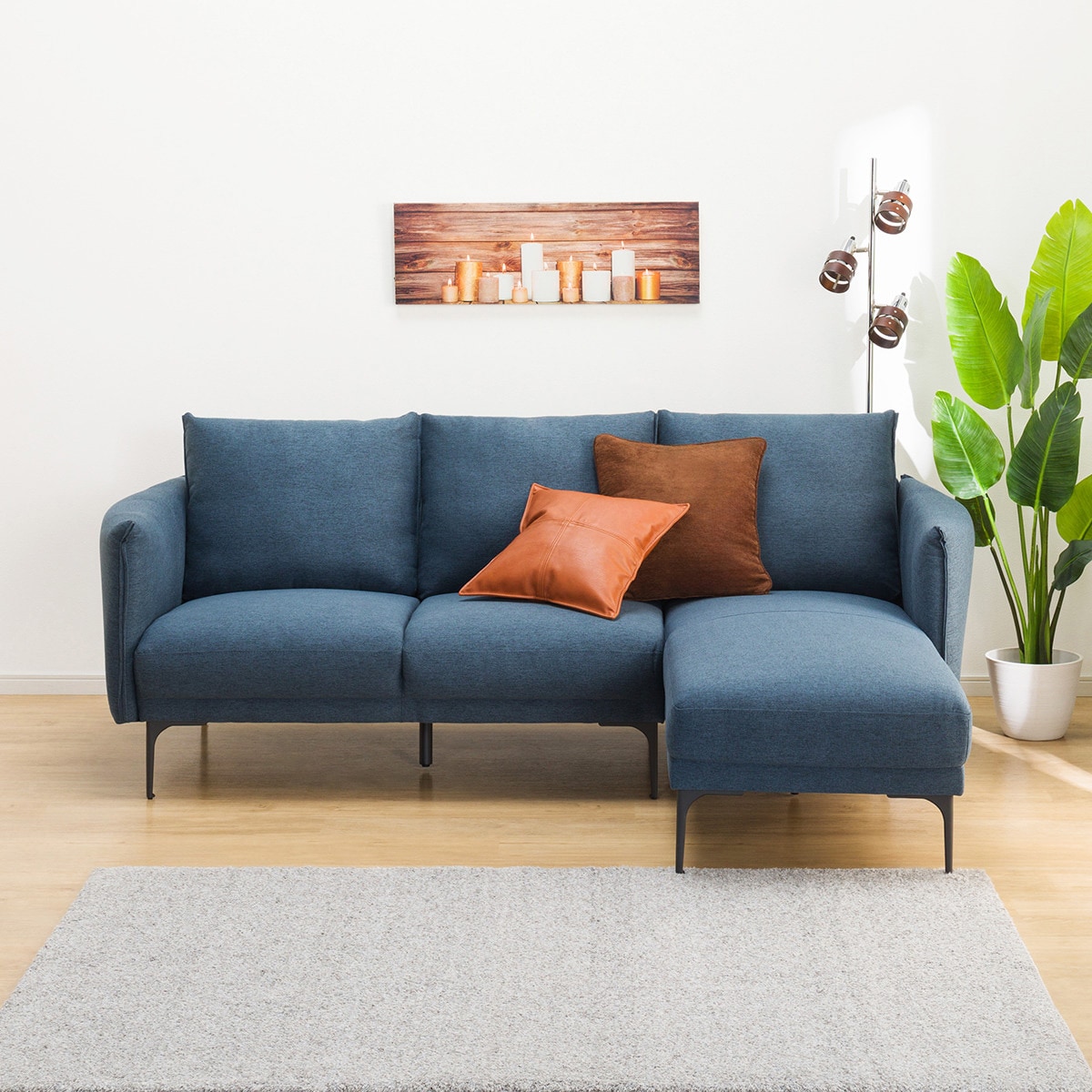 布張りカウチソファ(KK168 LC DBL) | ニトリネット【公式】 家具