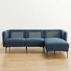 カウチソファ 布張りタイプ (KK168 左カウチ DBL) 12枚目画像