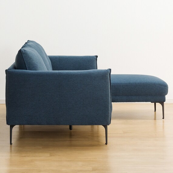 カウチソファ 布張りタイプ (KK168 左カウチ DBL) 13枚目画像