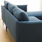 カウチソファ 布張りタイプ (KK168 左カウチ DBL) 16枚目画像