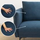 カウチソファ 布張りタイプ (KK168 左カウチ DBL) 17枚目画像