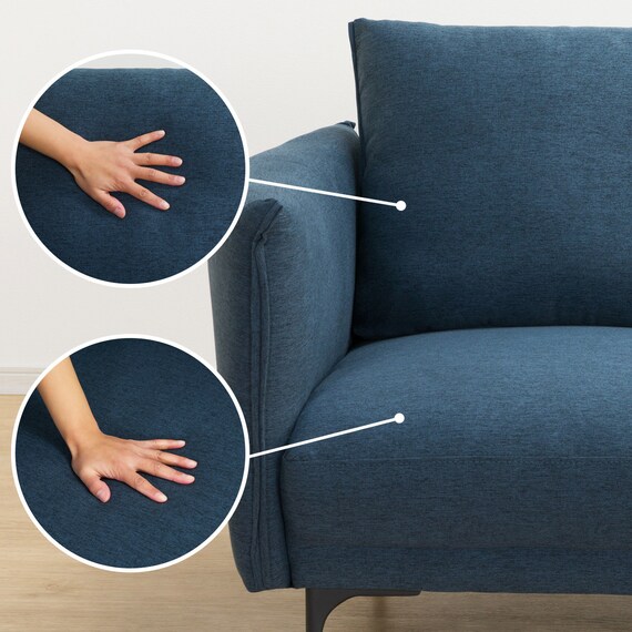 カウチソファ 布張りタイプ (KK168 左カウチ DBL) 17枚目画像