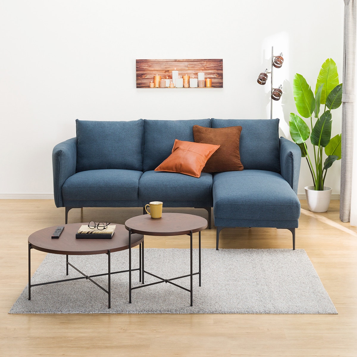 布張りカウチソファ(KK168 LC DBL) | ニトリネット【公式】 家具