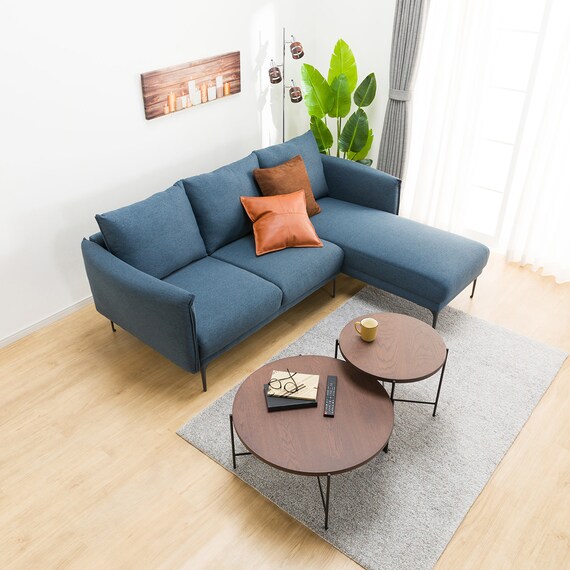 カウチソファ 布張りタイプ (KK168 左カウチ DBL) 26枚目画像