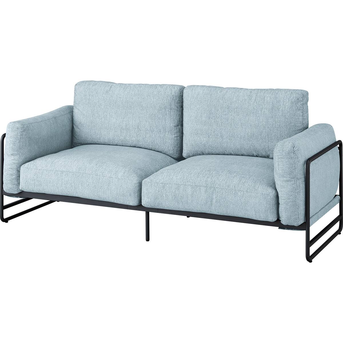 3人掛けソファ 布張りタイプ (VS02 BL) | ニトリネット【公式】 家具