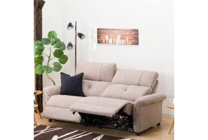 3人用電動布張りリクライニングソファ(NピュールMO)通販 | ニトリ  