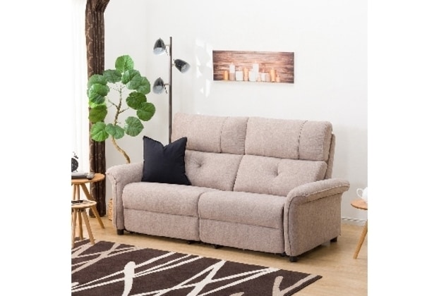 1人用 家具・インテリア ニトリ 3人用電動リクライニングソファ