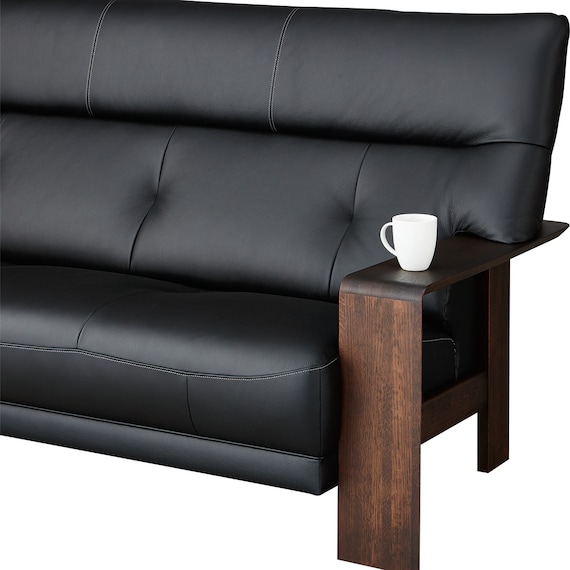 3人掛けソファ 本革(一部合成皮革)タイプ (カリモク ダンテ2 W15403K BK554/BR) 9枚目画像