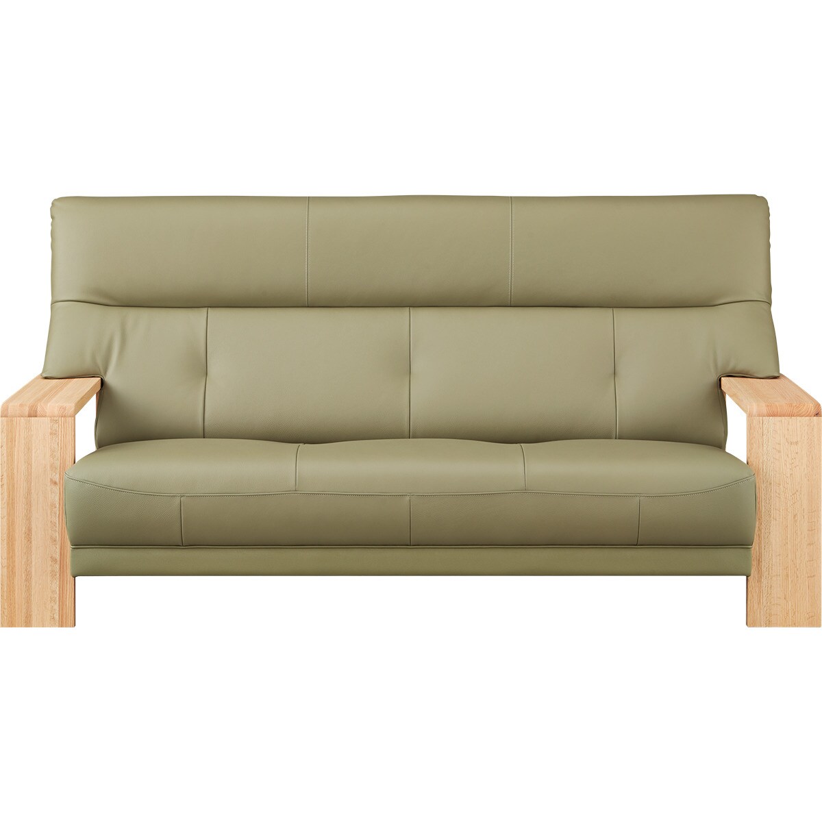 カリモク家具 2.5人掛けソファー ダンテ ベージュ 合成皮革 幅1550mm カリモク家具 【地域限定】【カリモク】 2.5人掛けソファ ダンテS