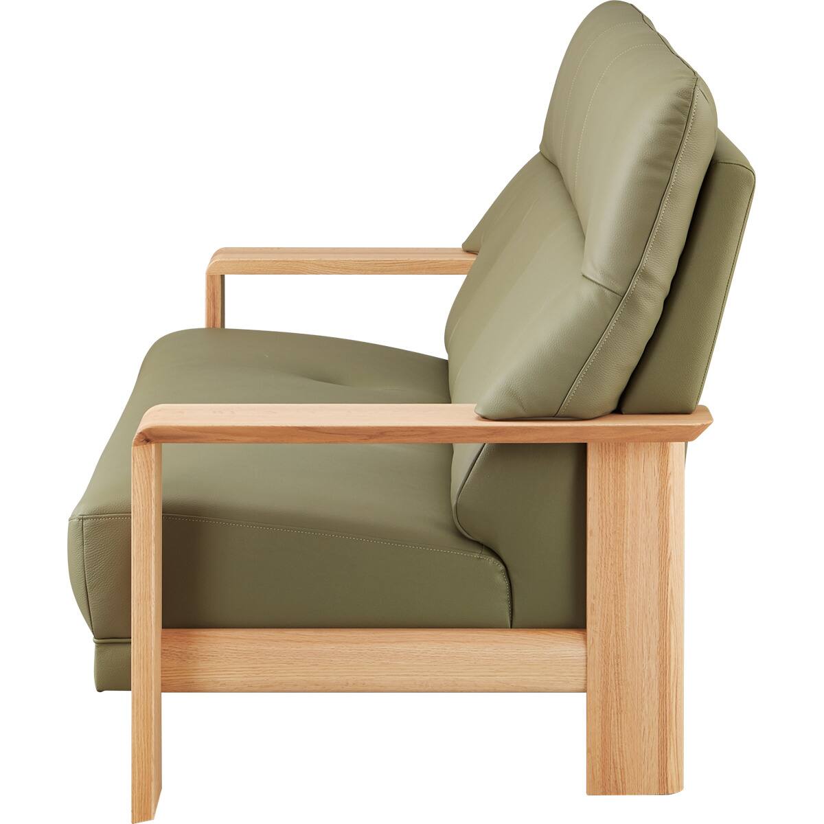 3人掛けソファ 本革(一部合成皮革)タイプ (カリモク ダンテ2 W15403E