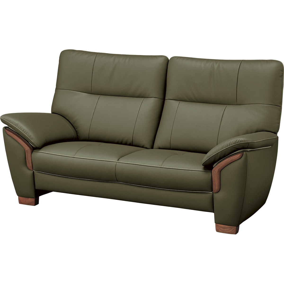 2人掛けワイドソファ 本革(一部合成皮革)タイプ (カリモク KM02Z19712R