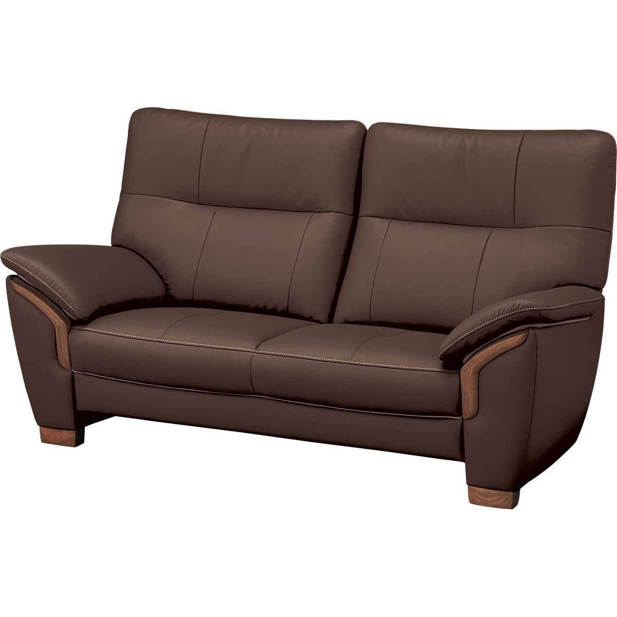 2人掛けワイドソファ 本革(一部合成皮革)タイプ (カリモク KM02Z19712R