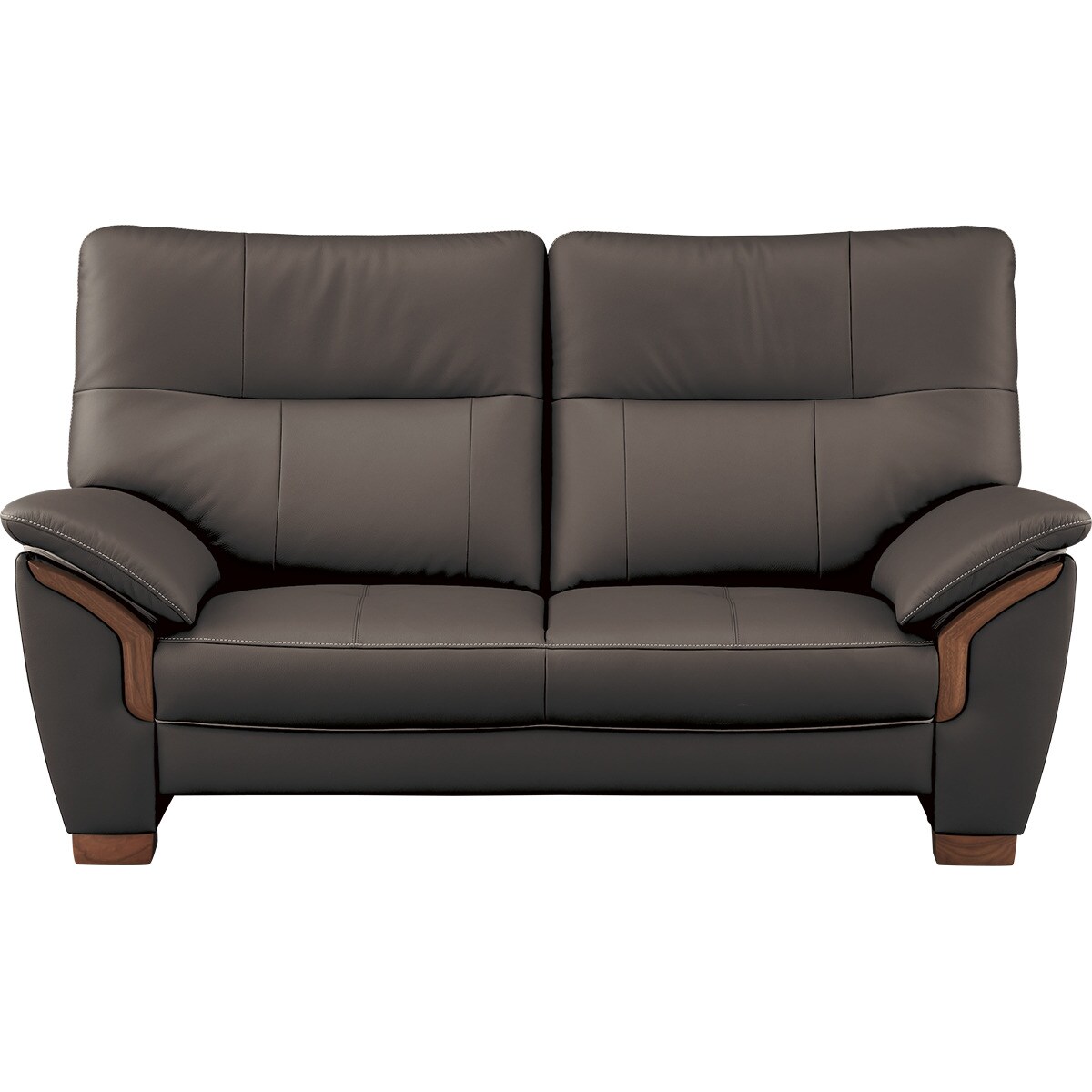 2人掛けワイドソファ(カリモク KM02Z19712R ストラダ DGY) | ニトリ